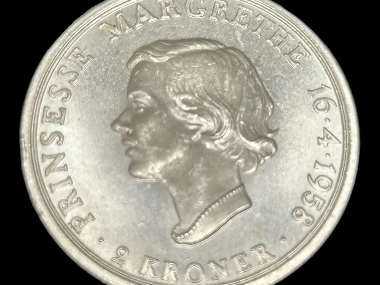Billede 1 - 2 kr erindringsmønt 1958