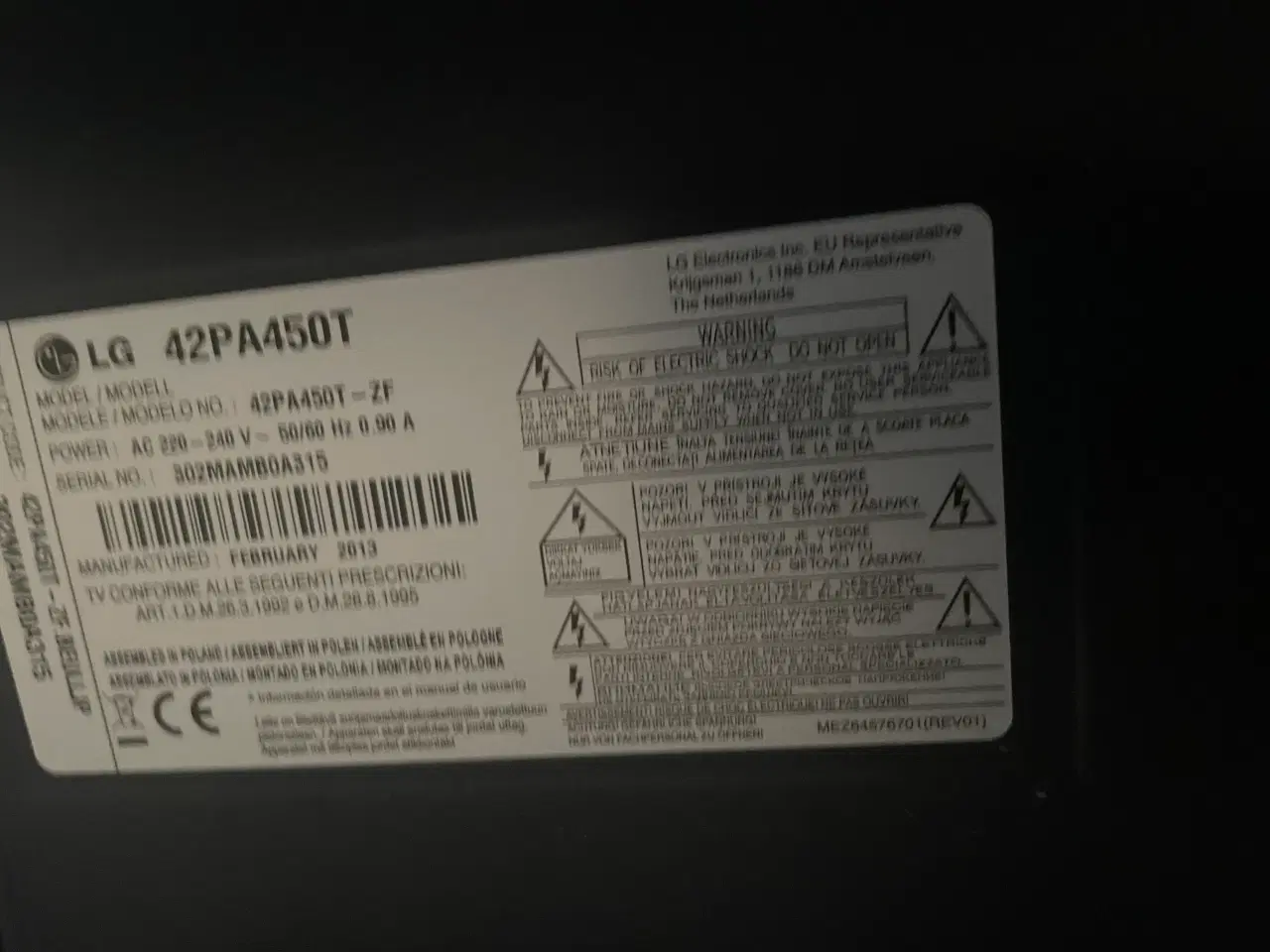 Billede 4 - 42” LG fladskærm