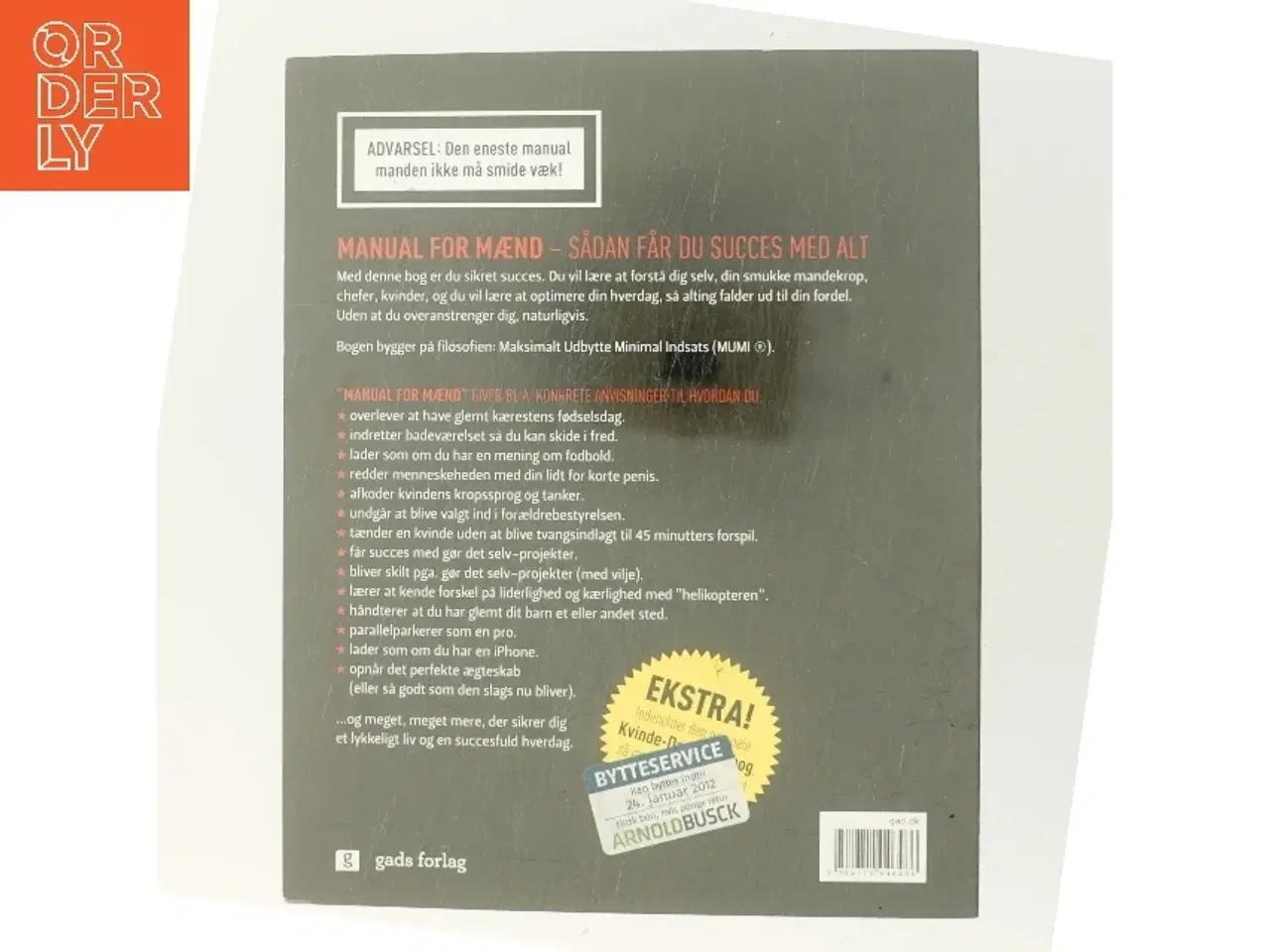 Billede 3 - Manual for mænd (Bog) fra Gads forlag