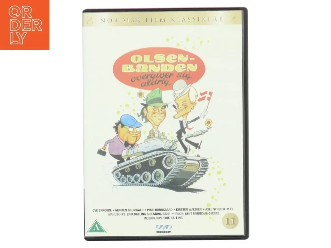 Billede 1 - Olsen Banden 11 - Overgiver Sig Aldrig med Ove Sprogøe (DVD)