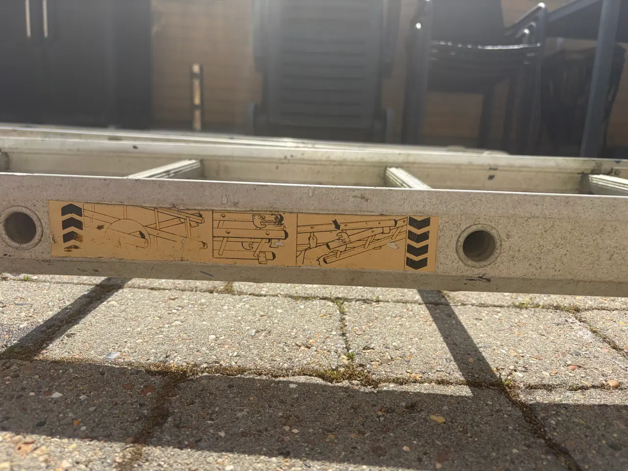 Billede 2 - Alu stige 2 korte eller 1 lang 
