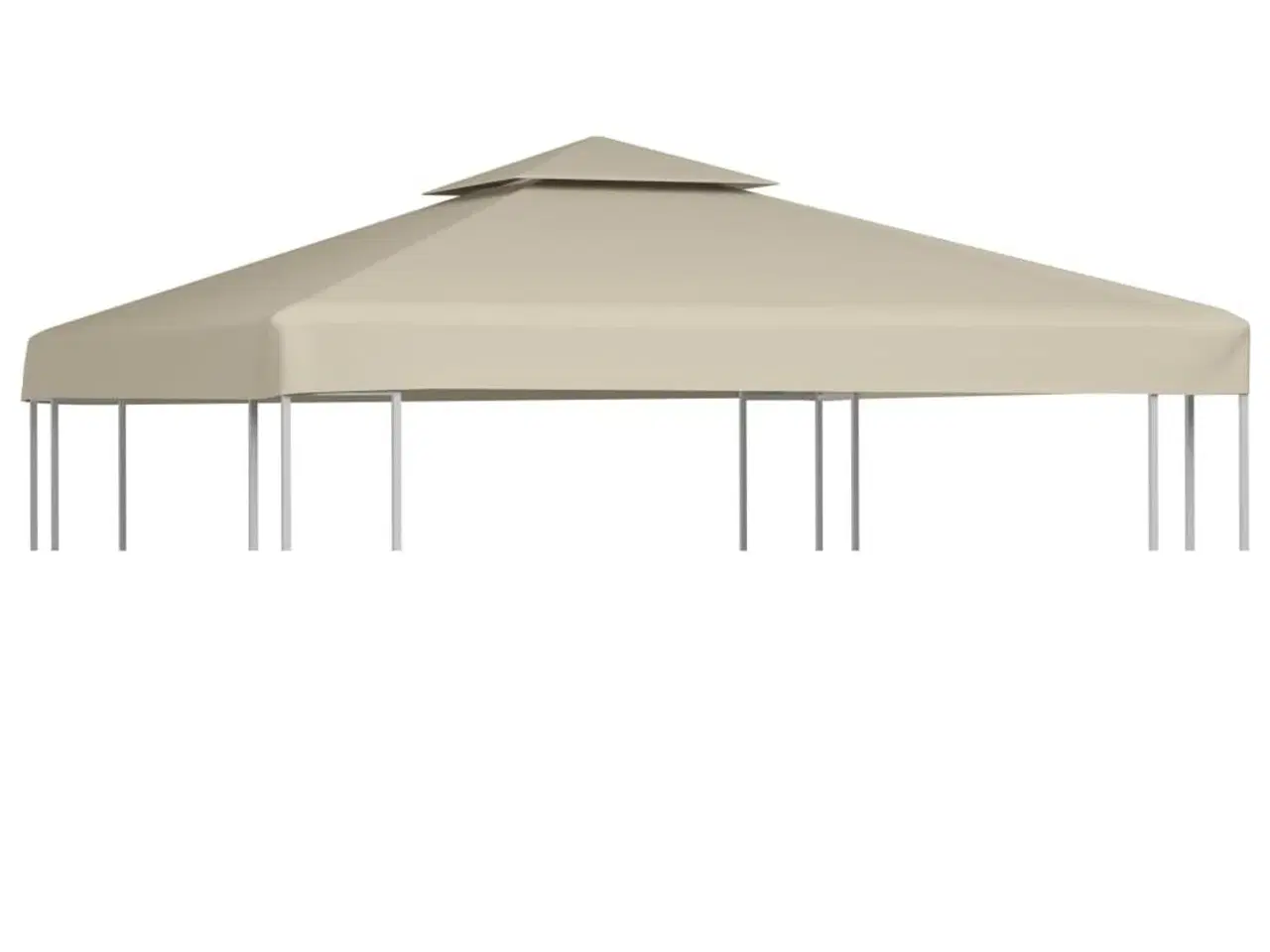 Billede 1 - Baldakin til havepavillon 3x3 m 310 g/m² beige