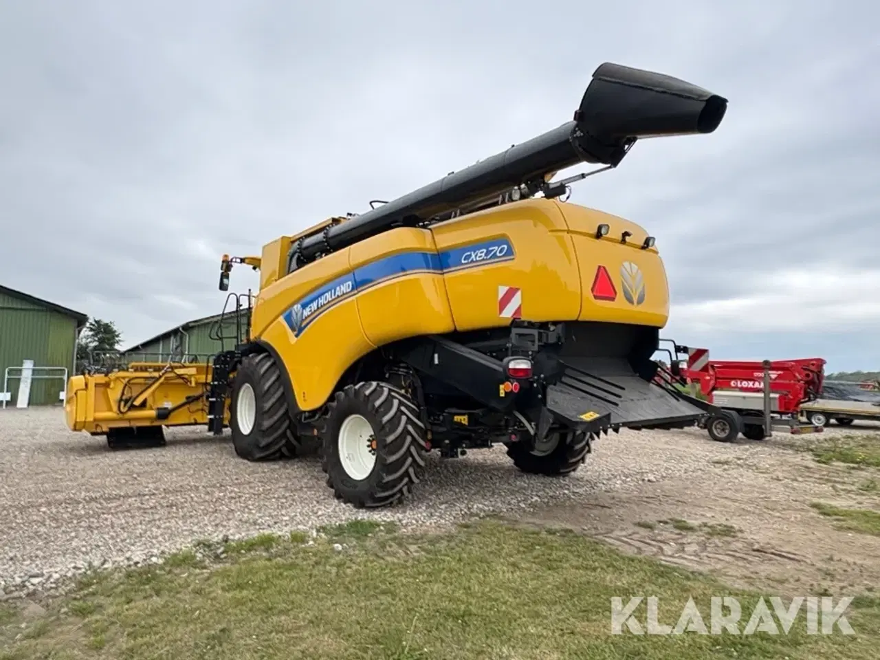 Billede 4 - Mejetærsker New Holland CX8.70 med New Holland skærebord