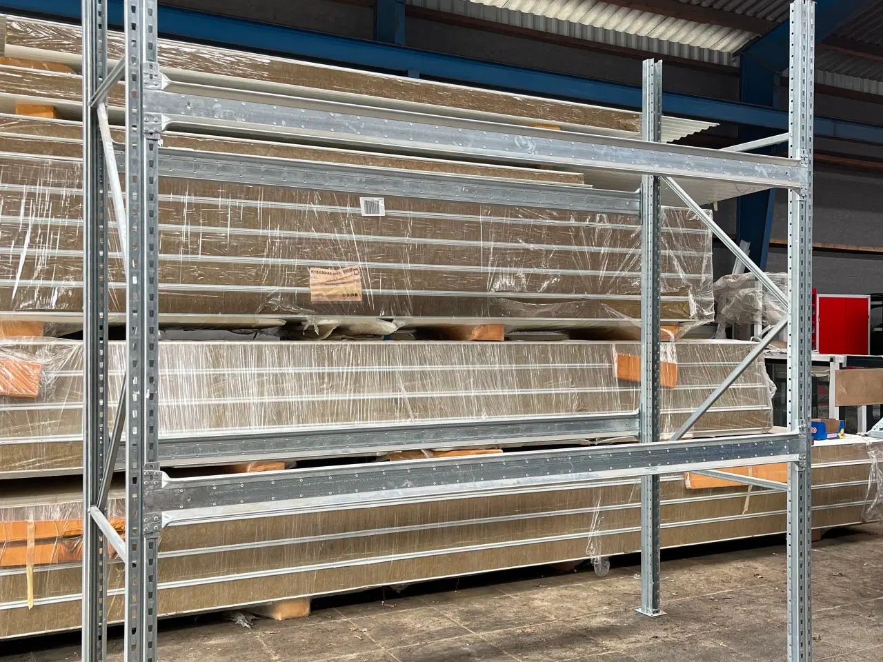 Billede 3 - Pallereol-sæt galvaniseret - 9 pallepladser