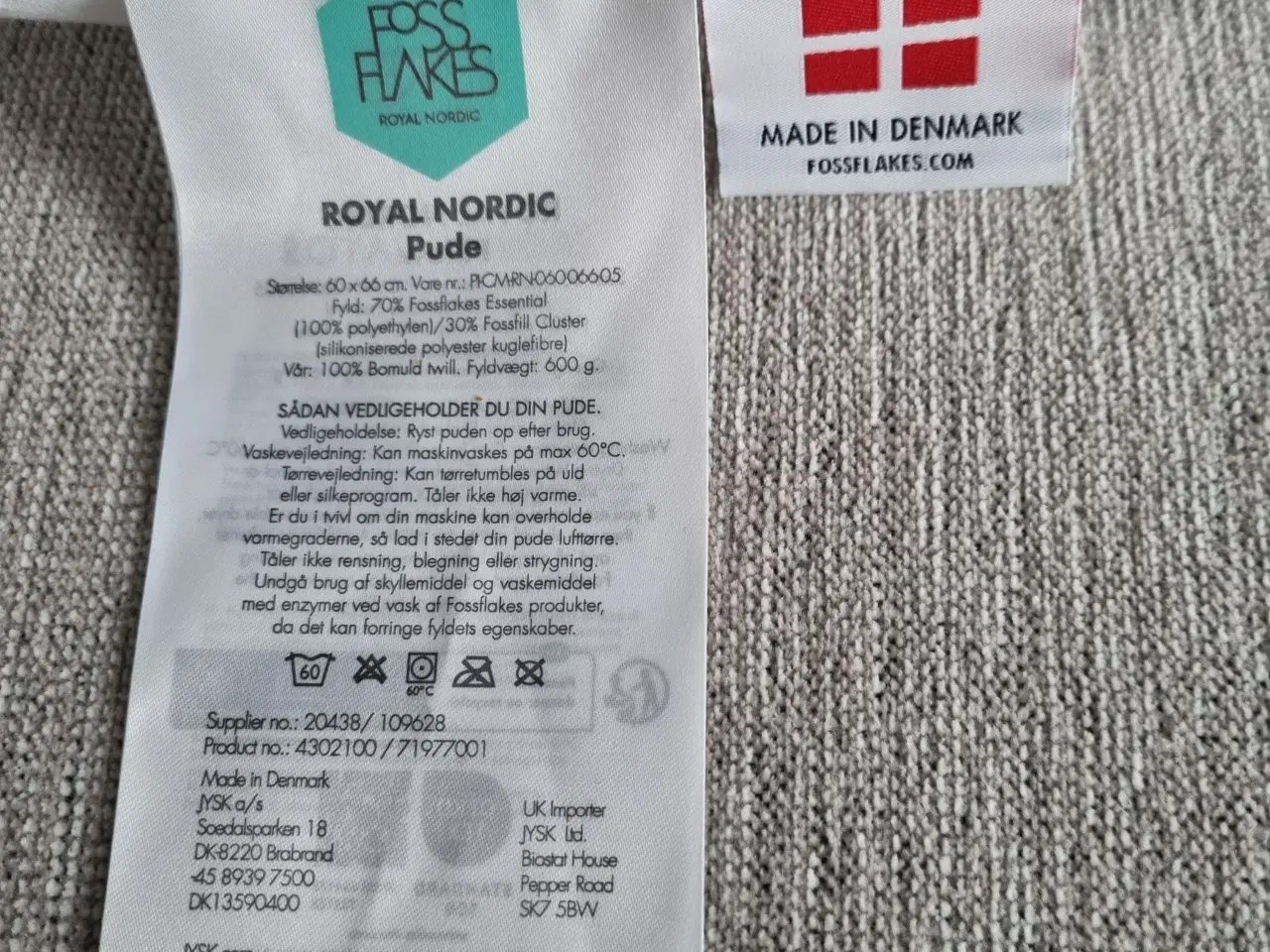 Billede 2 - Hovedpuder, 2 stk.