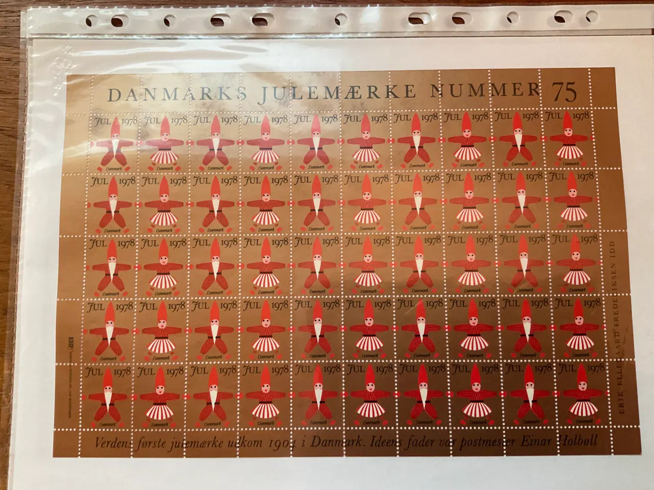 Billede 8 - Julemærker - danske - 10 helark