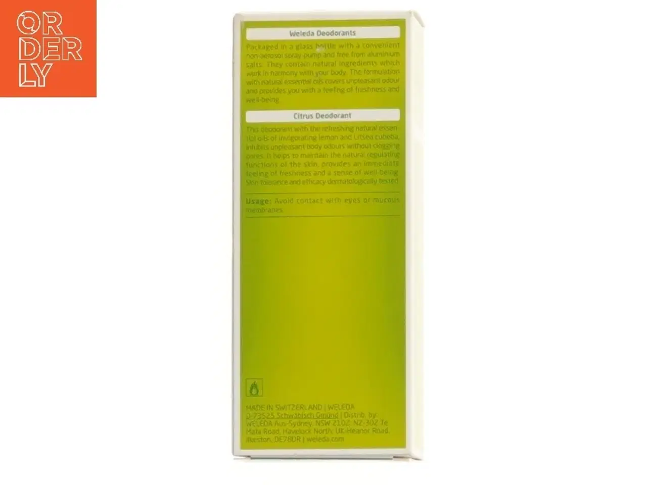 Billede 3 - Weleda Citrus Deodorant fra Weleda (str. 100 ml cm)