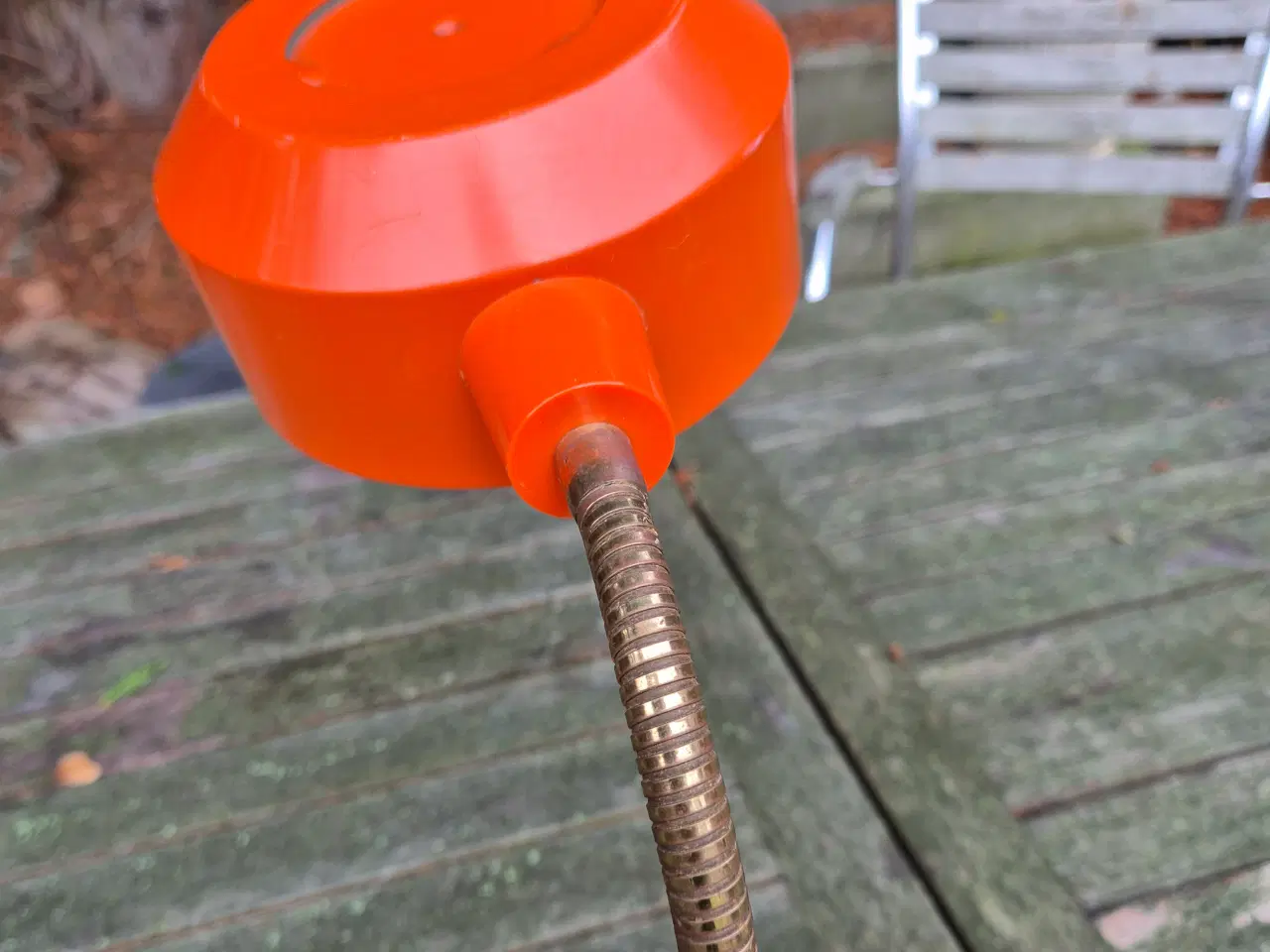 Billede 8 - Orange bordlampe i svensk design