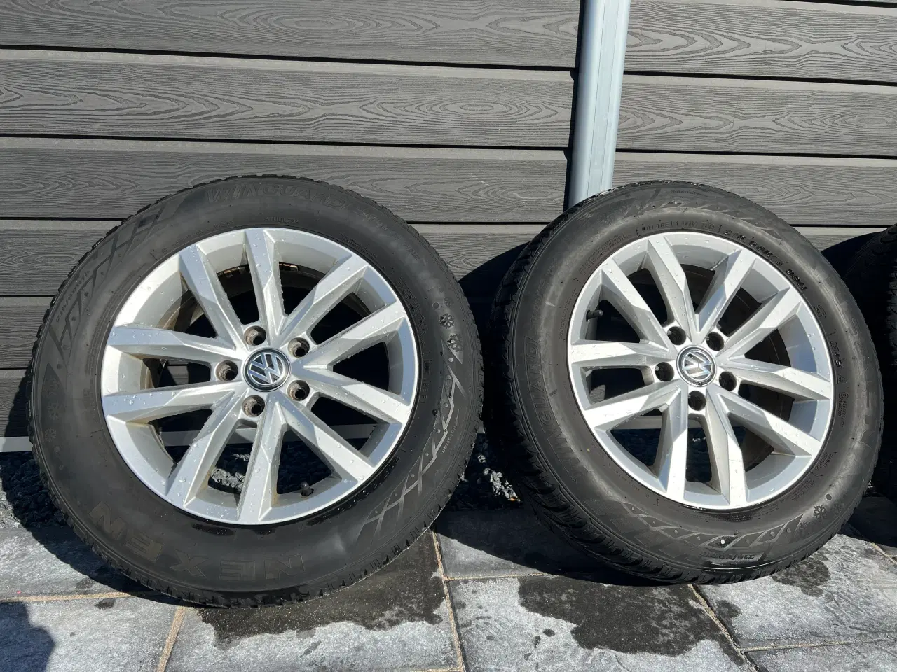 Billede 3 - Alufælge med vinterdæk 5x112