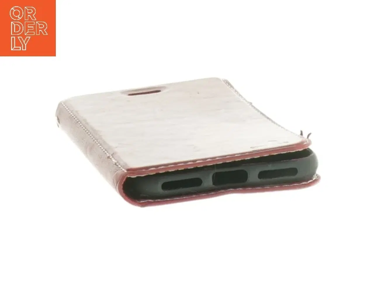 Billede 4 - Smartphone etui i læder med kortholder (str. 14 x. 7,5 cm)