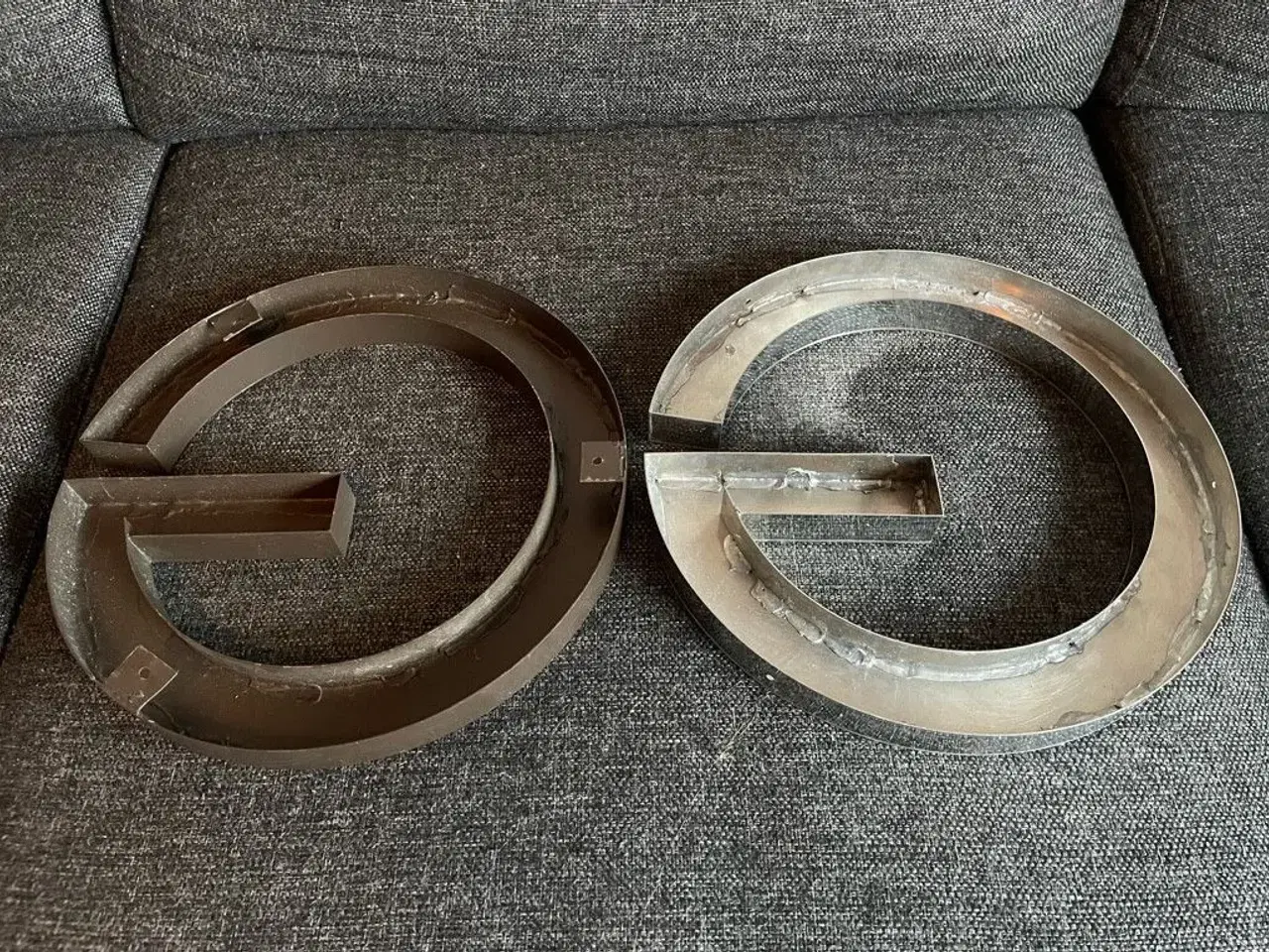 Billede 5 - Flotte G & G bogstaver i metal