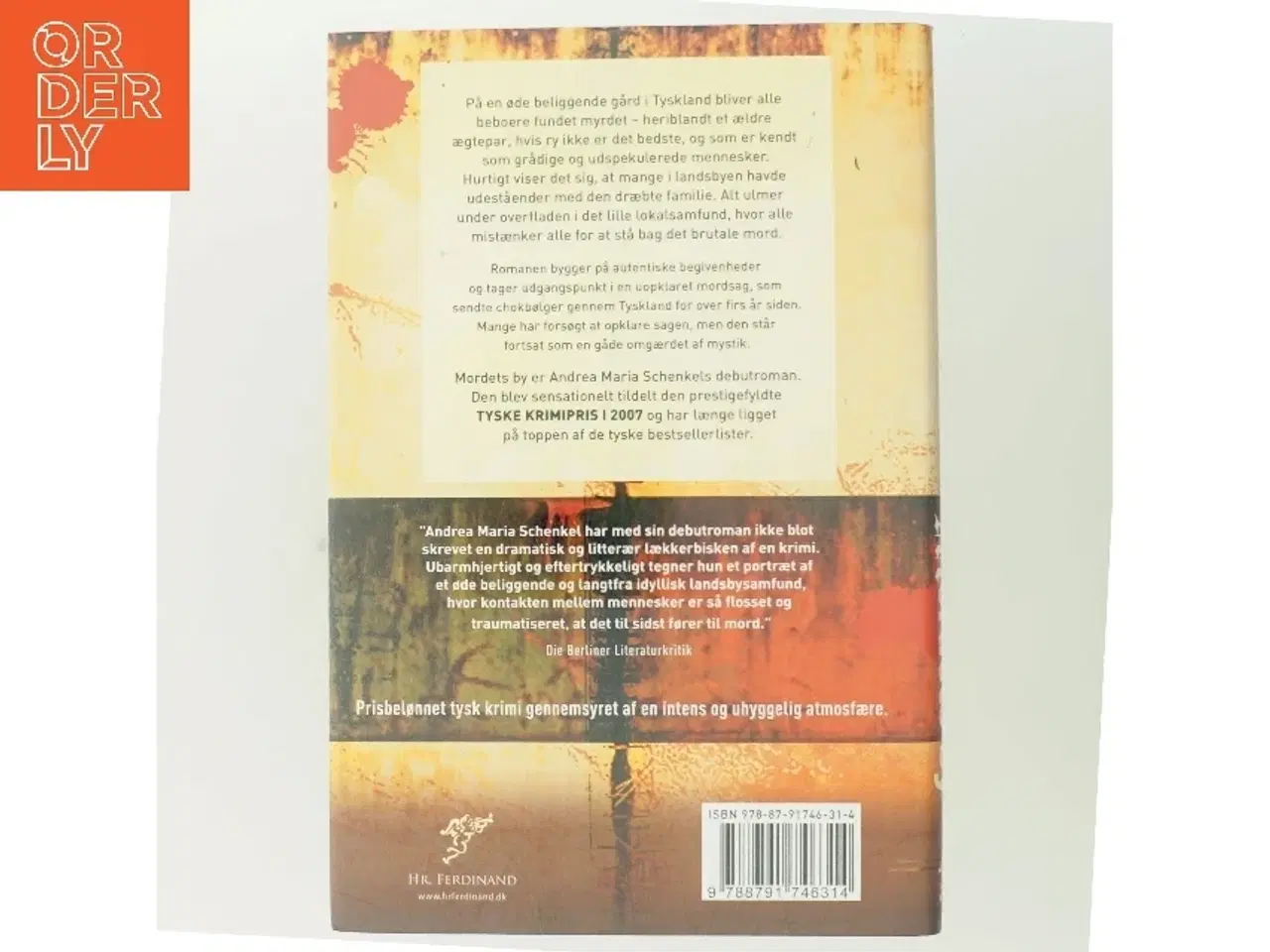 Billede 3 - Mordets by af Andrea Maria Schenkel (Bog)