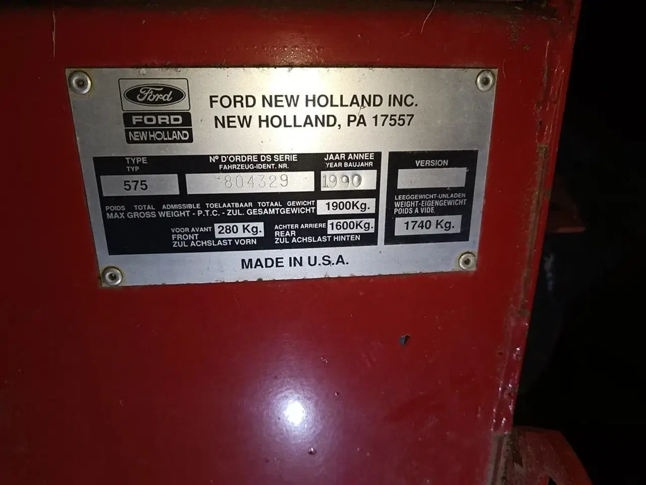 Billede 14 - New Holland 575 med hydraulik SÆLGES MOMSFRIT