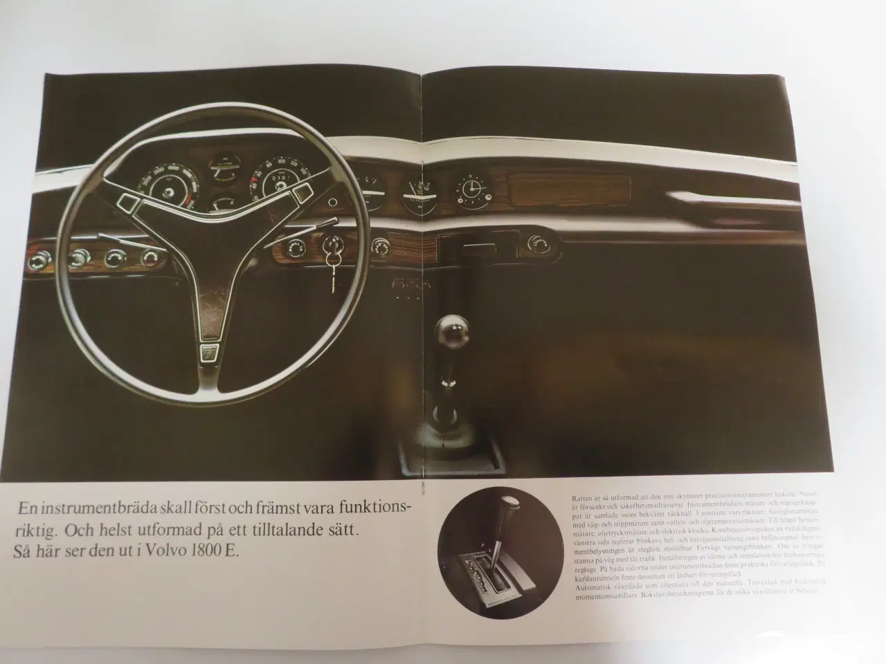 Billede 4 - Volvo 1800E salgsbrochure