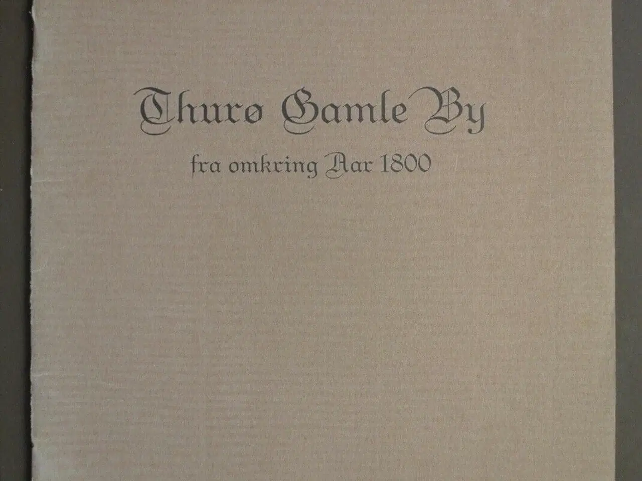 Billede 1 - thurø gamle by fra omkring aar 1800, af petra mads