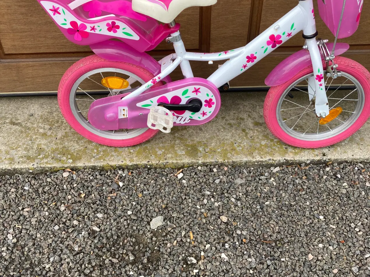 Billede 5 - 14” cykel med cykelkurv, ringklokke og dukkesæde