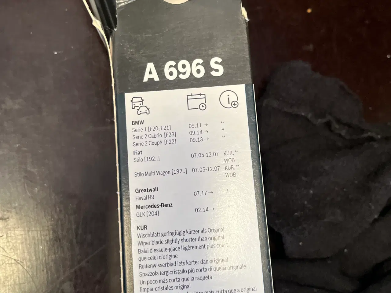 Billede 1 - Viskerblade bmw f20 mfl.