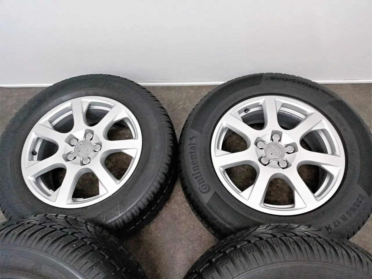 Billede 4 - 5x112 17" ET37 nav 66,6ø AUDI vintersæt