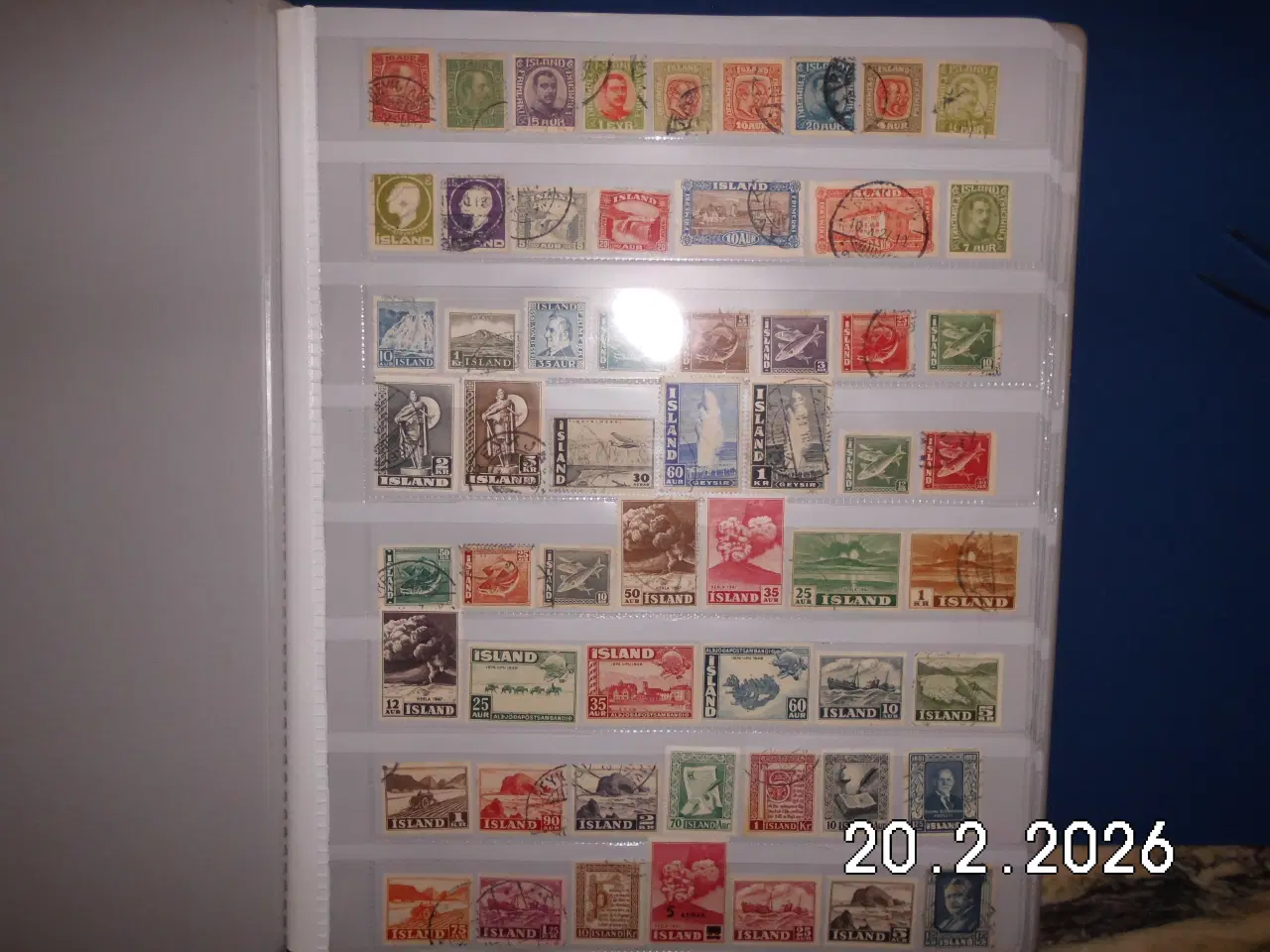 Billede 1 - islandske frimærker