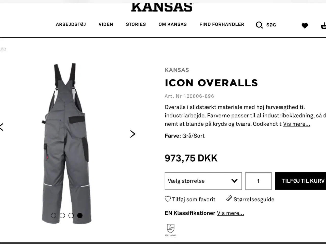 Billede 2 - Overall KANSAS FRISTADS