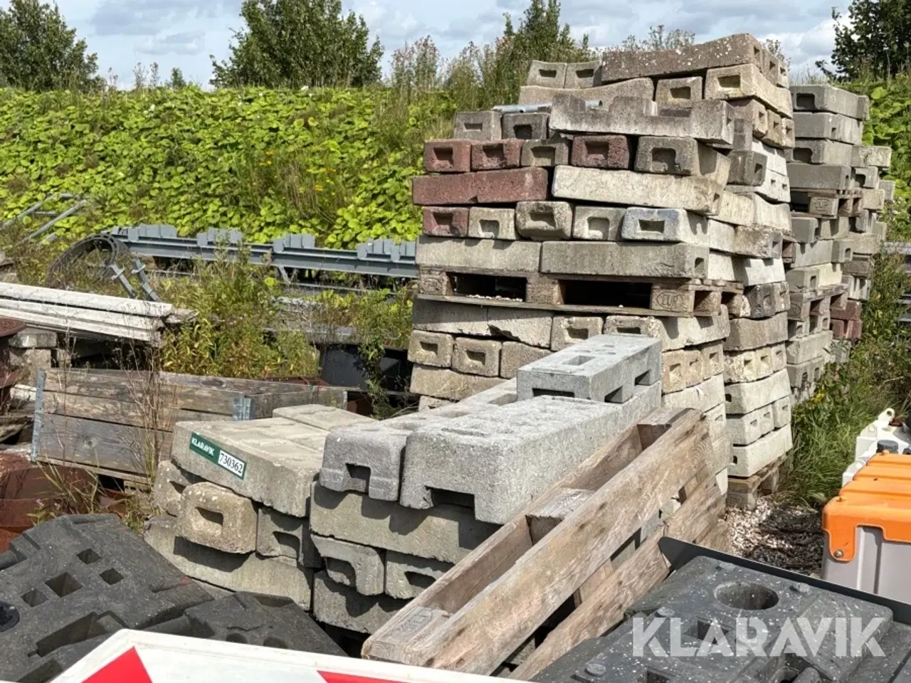 Billede 1 - Betonfødder til hegn 12 paller