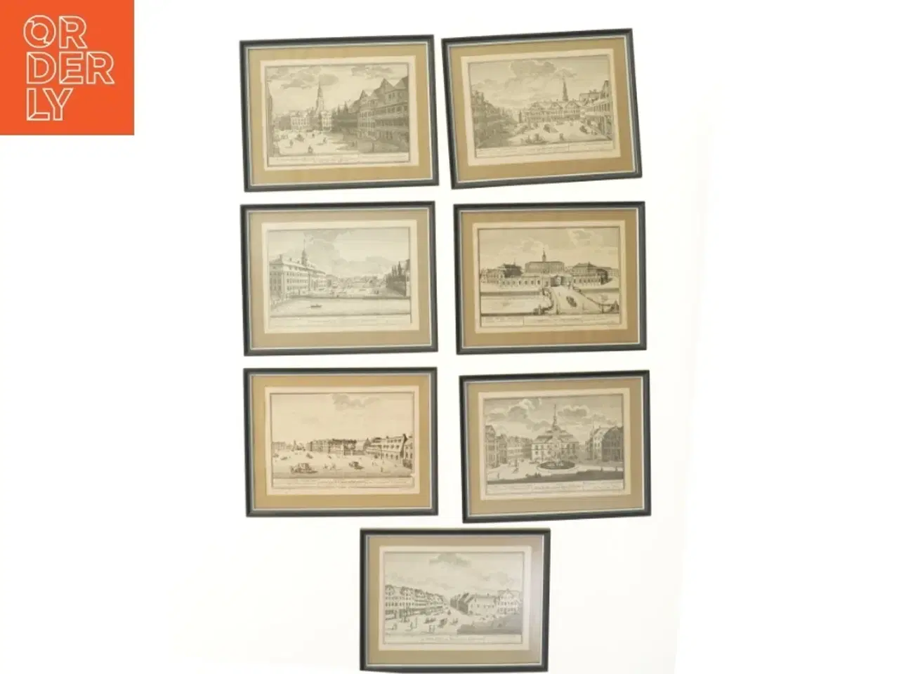 Billede 1 - Indrammede billeder (str. 7 stk 30,5x24 cm)
