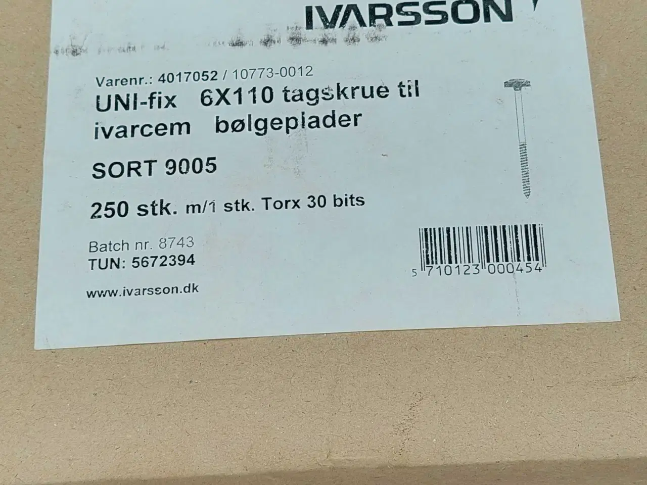 Billede 1 - Tagskruer