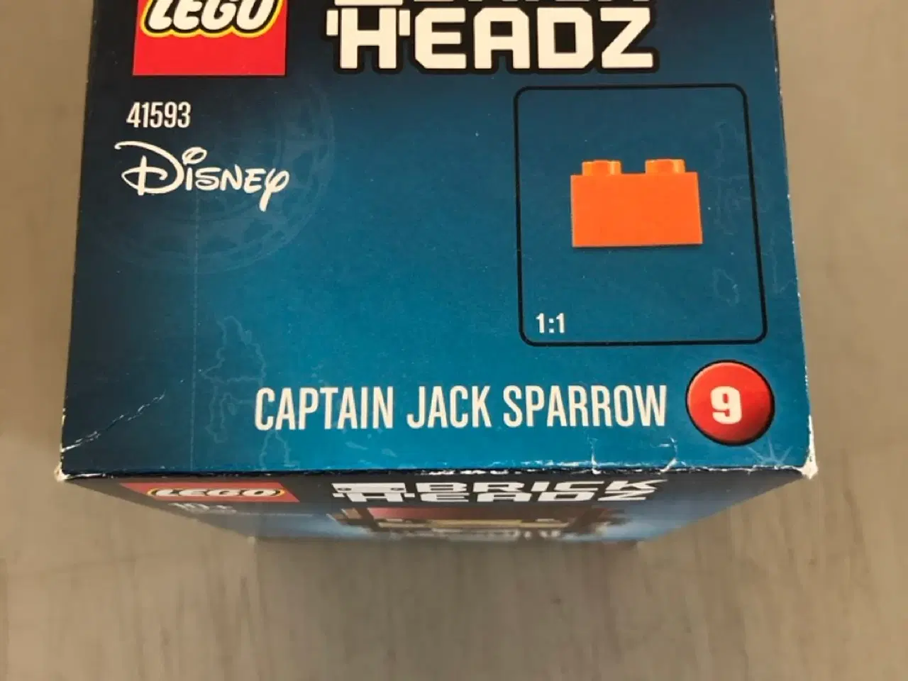 Billede 3 - LEGO BrickHeadz 41593 Captain Jack Sparrow Uåbnet