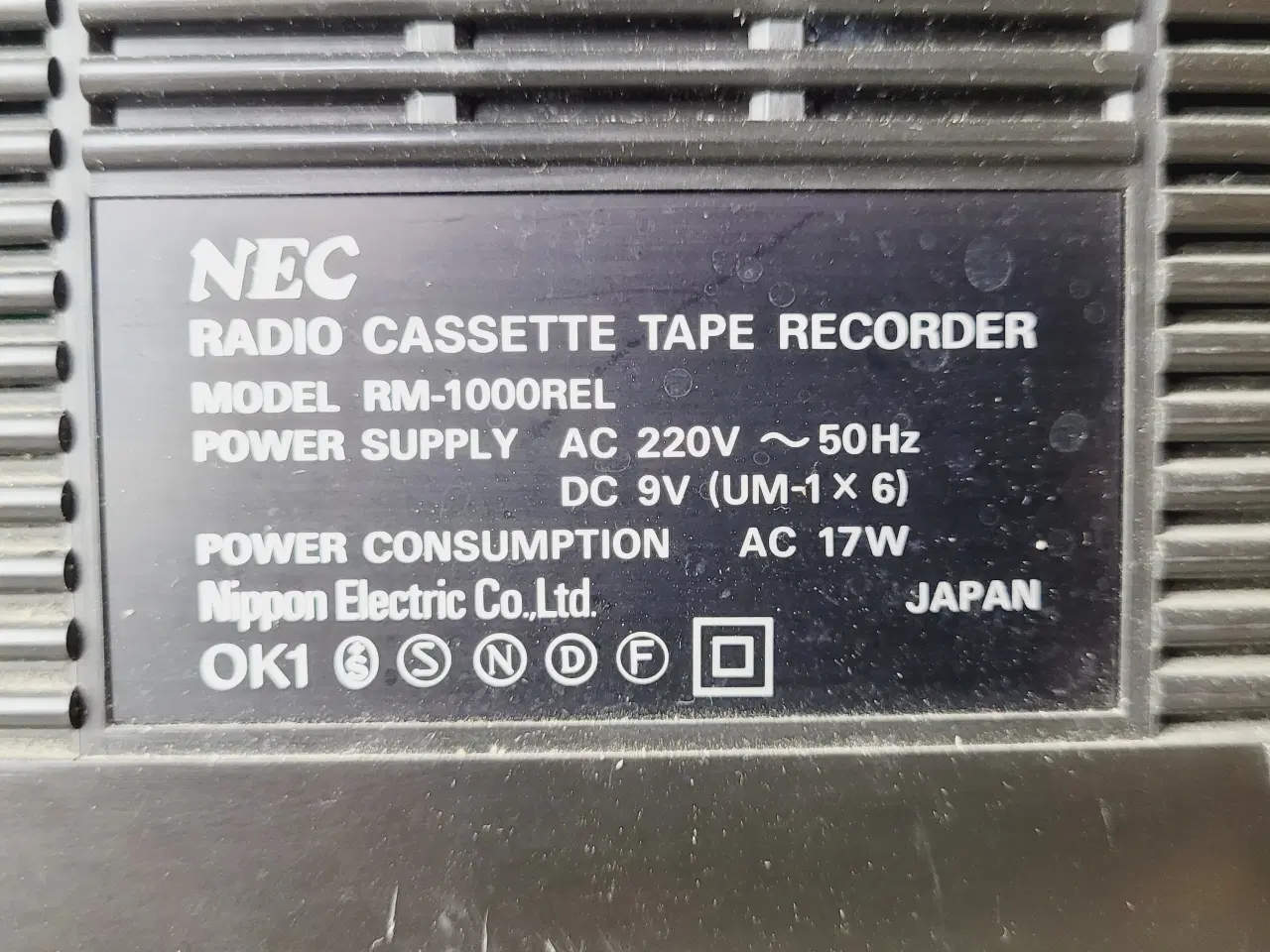 Billede 8 - ⭐️· Sjælden NEC Stereo 1000 Boombox - Samlerobjekt