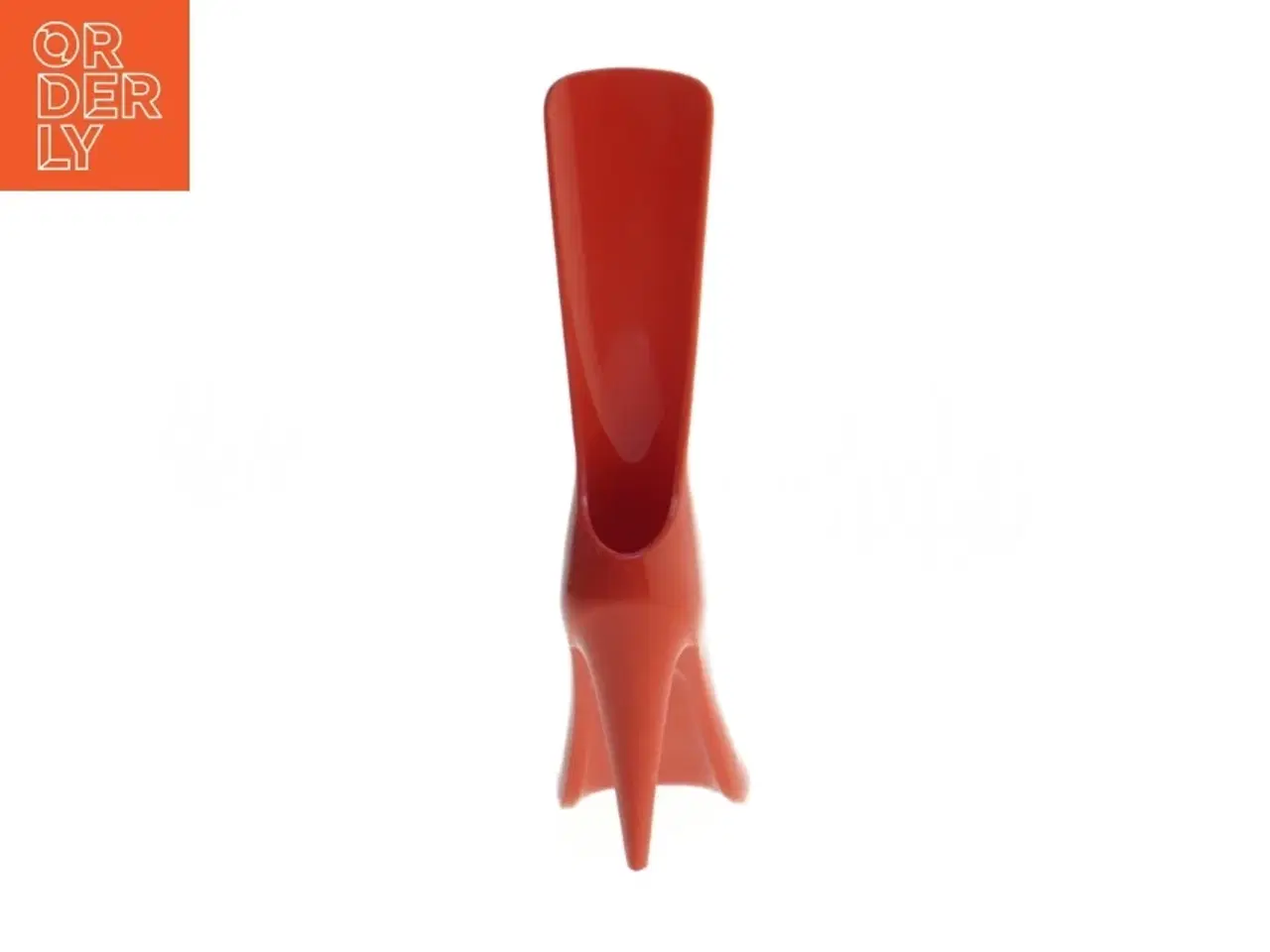 Billede 2 - Vintage Rød højhælet skohorn (str. 19 cm)