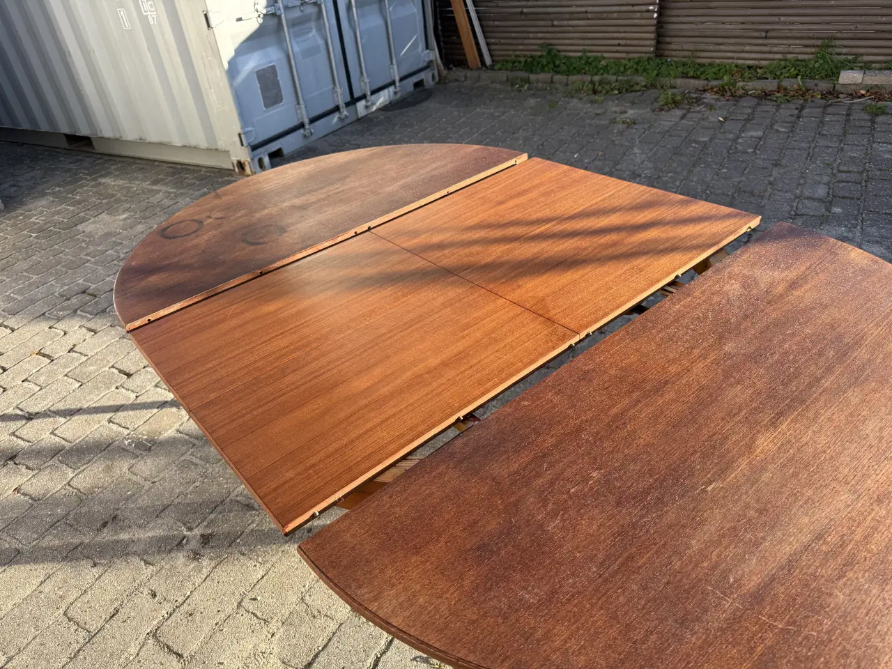 Billede 7 - Retro Teak Spisebord m. Butterfly-udtræk + 4 Match