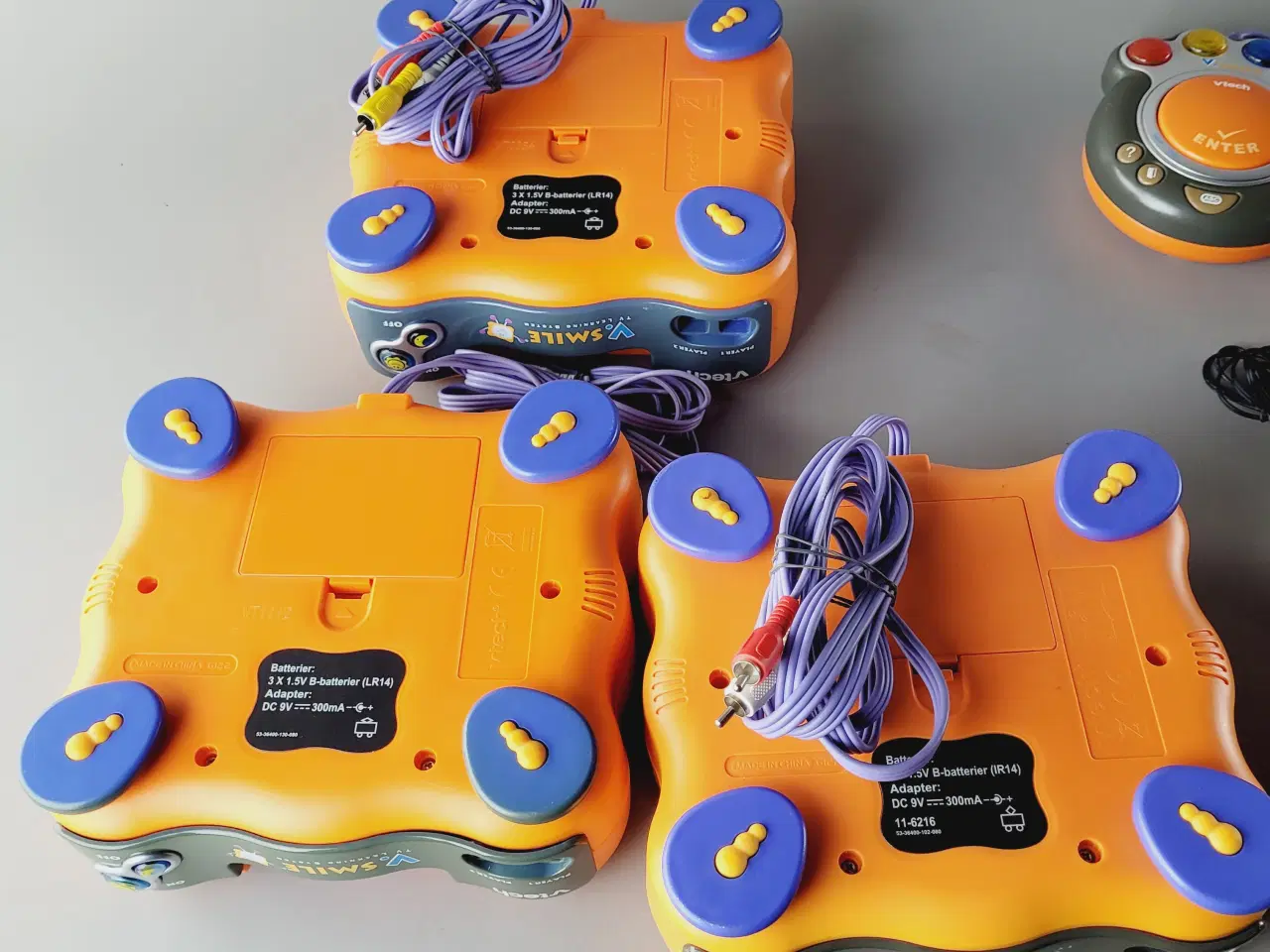 Billede 6 - ⭐️: 3 stk. Vtech V.Smile konsoller + tilbehør