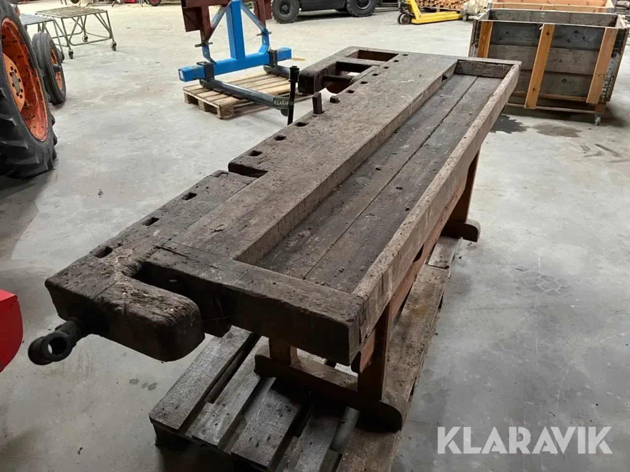 Billede 5 - Arbejdsbord/Høvlebænk