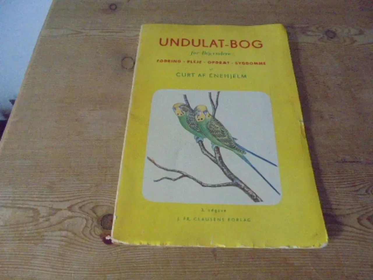 Billede 1 - UNDULAT-BOG for begyndere – Curt af Enehjelm