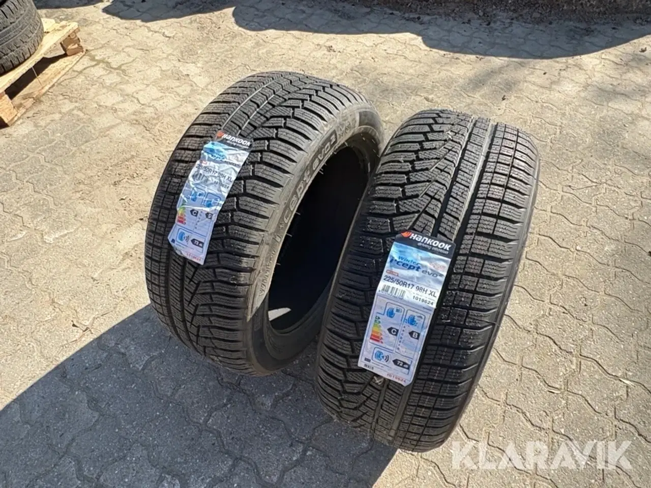 Billede 1 - Vinterdæk Hankook Evo 2 225/50R17 2 styk