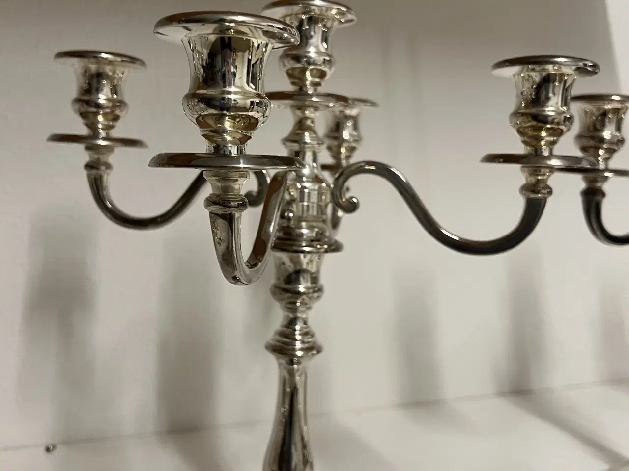 Billede 3 - Forsølvede lysestager 