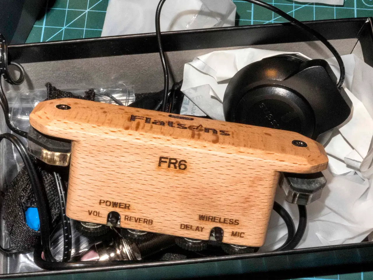 Billede 4 - Guitar-Soundhole-pickup  FLATSENS FR6. Med delay..