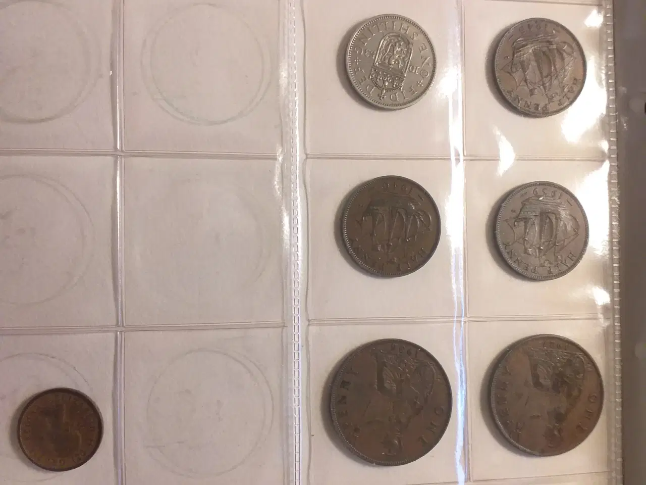 Billede 8 - Lot England bla. sølv. Og One penny model