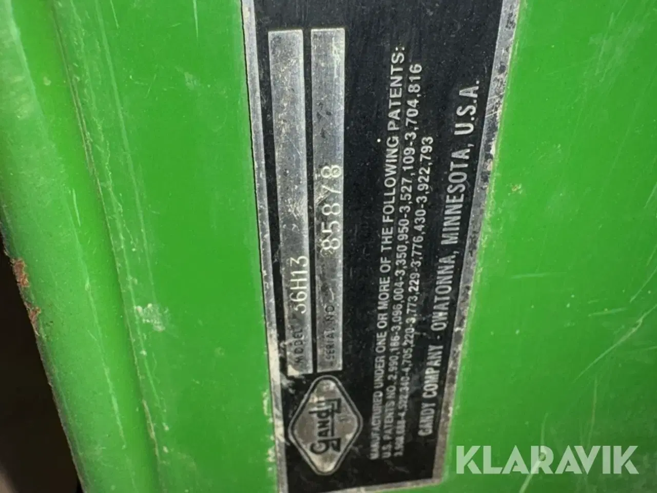 Billede 11 - Frøspreder Gandy 36H13