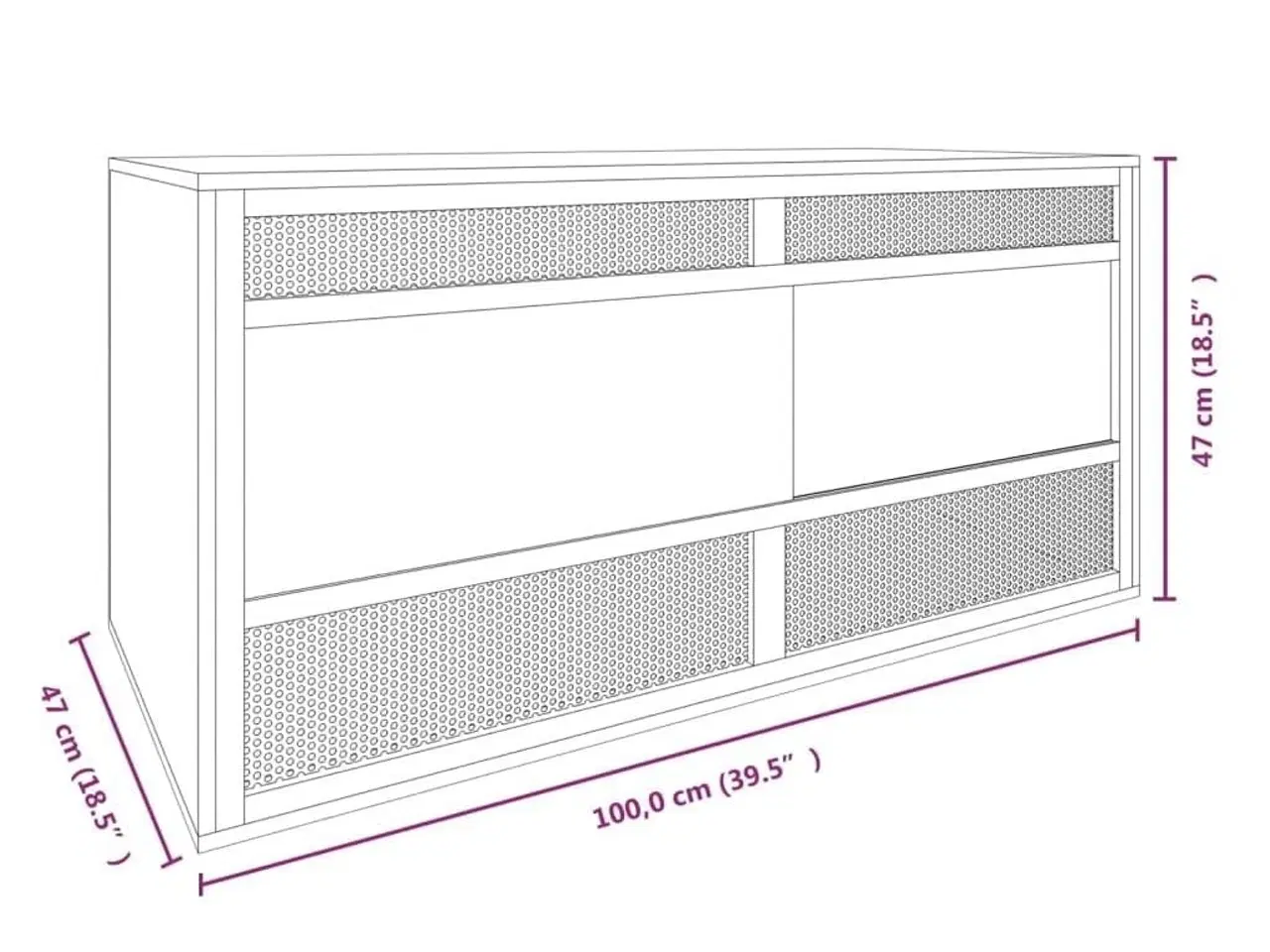 Billede 6 - Terrarium 100x47x47 cm konstrueret træ