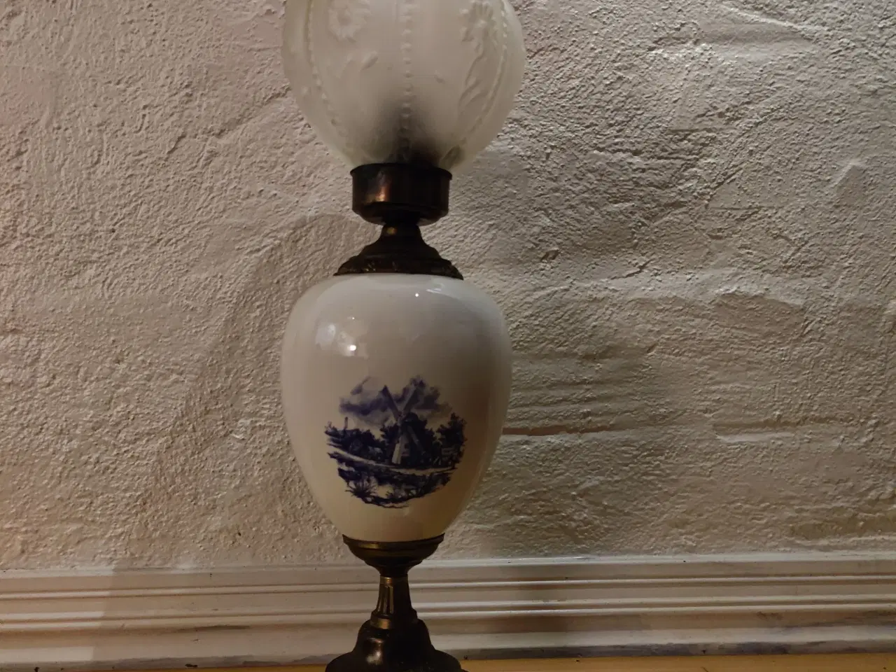 Billede 4 - Delft porcelænslampe? 