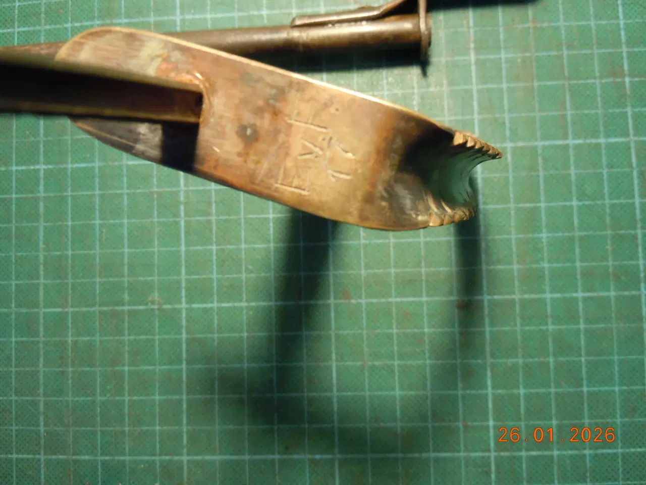 Billede 5 - Skyttegravskniv, nærkampkniv i stålskede.