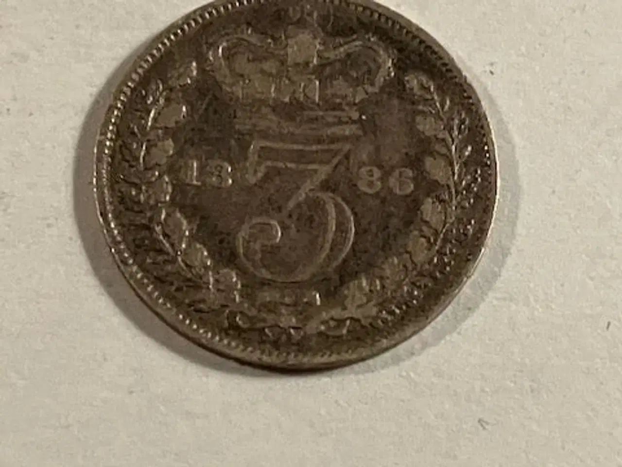 Billede 1 - Three Pence 1886 England