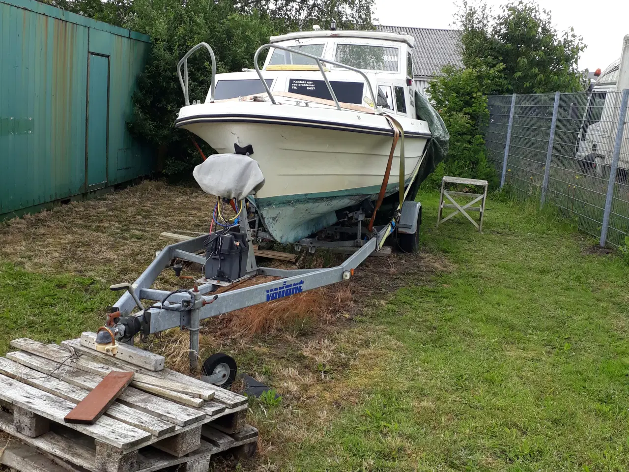 Billede 1 - Motorbåd EME 22 " årg. 1975. m. Variant bådtrailer