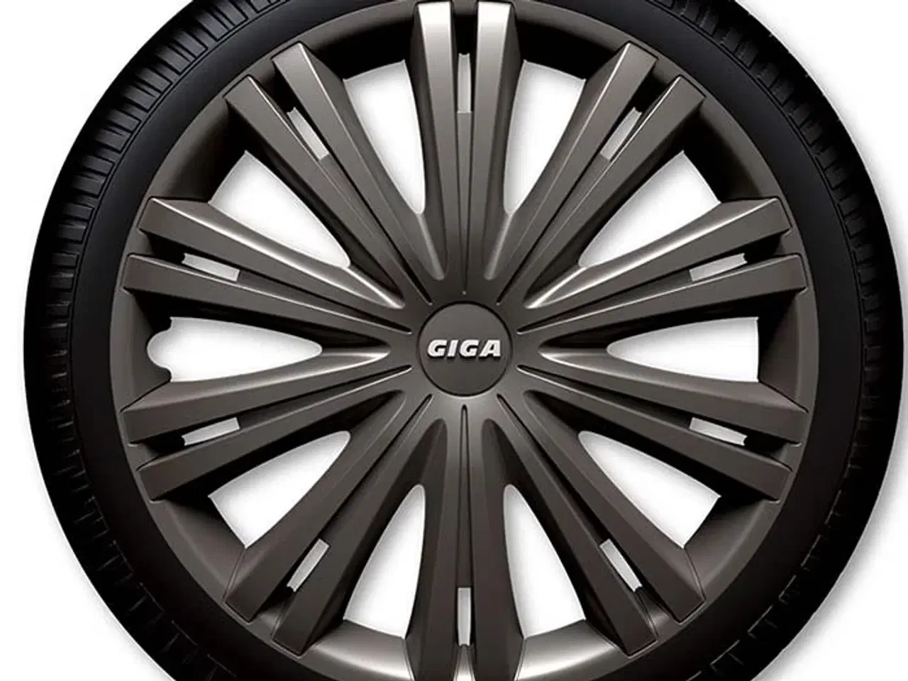 Billede 1 - 15" Giga koks hjulkapselsæt