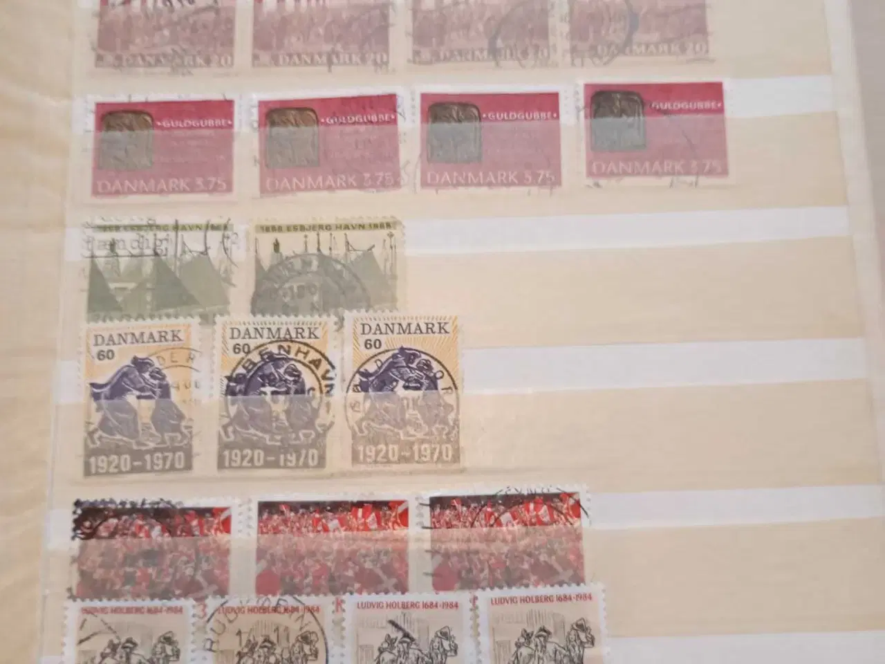 Billede 34 - indstiksbog med danske frimærker 
