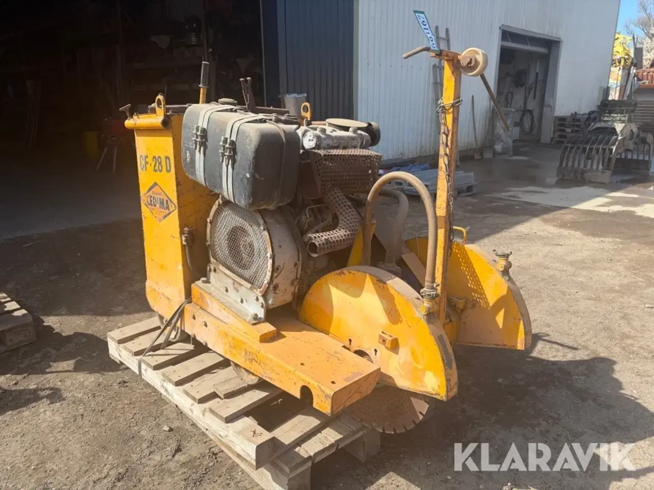 Billede 3 - Asfaltskærer Cedima CF-28 D - dobbelt skærer