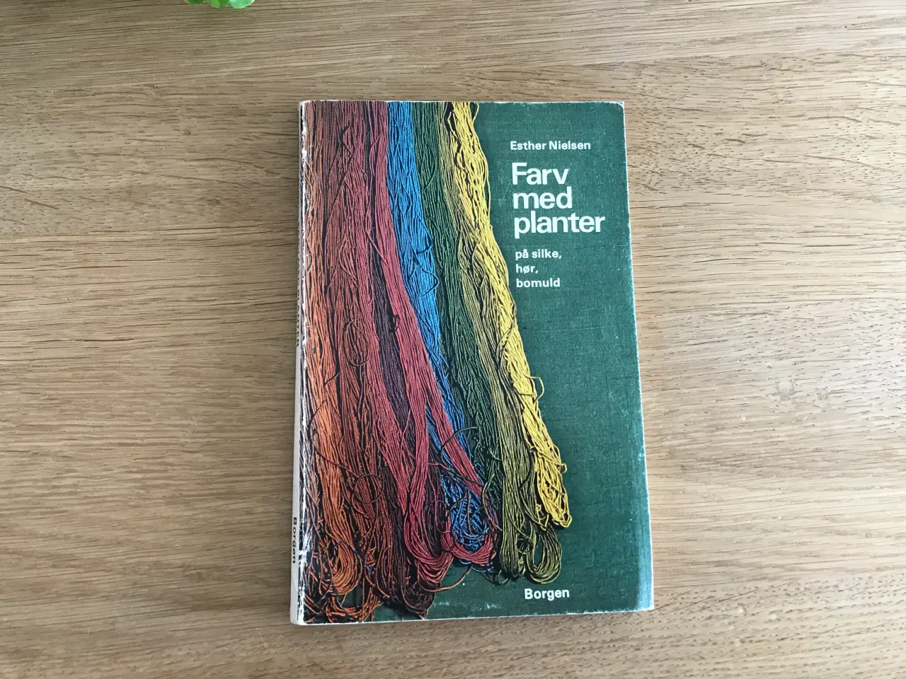Billede 1 - Farv med planter - på silke, hør bomuld