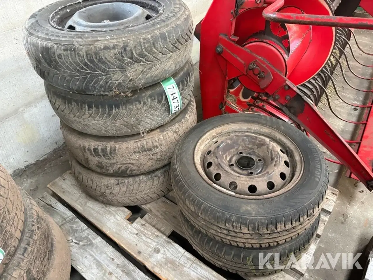 Billede 2 - Dæk med fælg - 6 styks