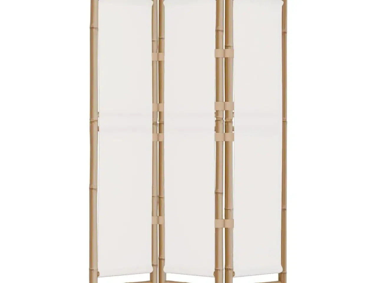 Billede 5 - 3-panels rumdeler 120 cm foldbar bambus og kanvas